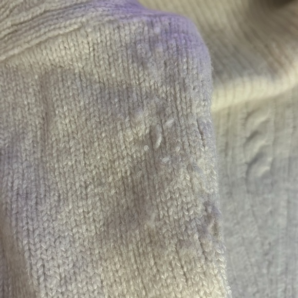 Massimo Dutti Italian Yarn Wool & cashmere knitted turtleneck sweater size small - Picture 7 of 7